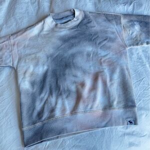 Abercrombie Kids Gray, Pink and White Sweatshirt